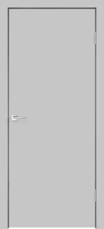 Дверное полотно Эмаль SCANDI 1 цвет Светло-серый