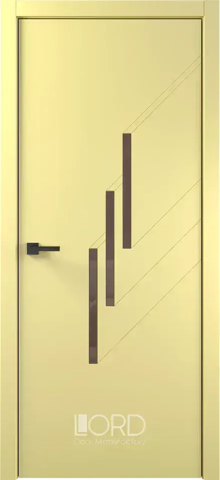 Дверь экошпон Tocco 4 стекло лакобель черный