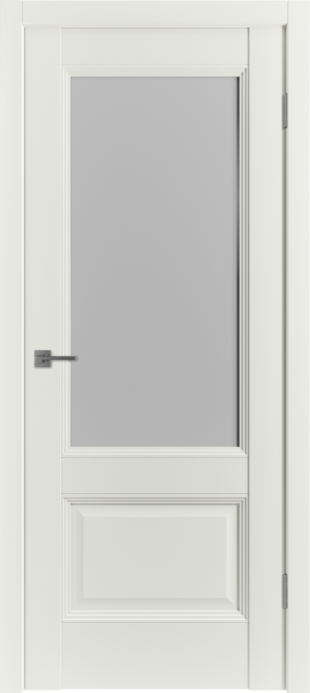 Дверь эмалекс EST2 ДО mid white стекло White Cloud