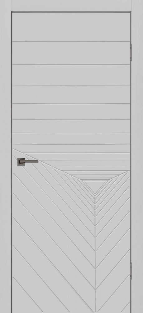 Дверь глухая Графика 12 смоки грей