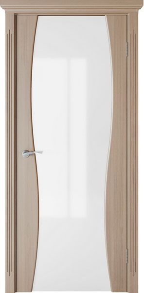 Дверь экошпон Сириус белый трпилекс