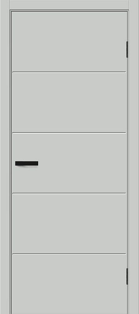 Дверь эмалит Граффити-2.Д.П ПЭТ Grey Silk