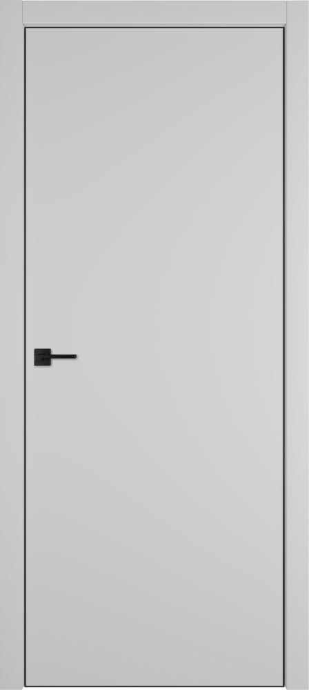 Дверь эмалекс Urban Z steel черная кромка