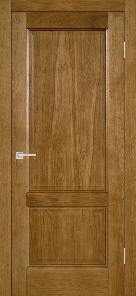 Дверь шпонированная Бристоль ПГ глухая дуб натуральный