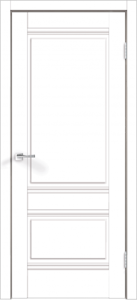 Дверное полотно Экошпон ALTO 2P цвет Белый Эмалит