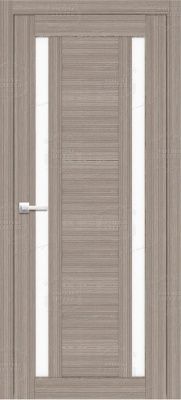 Дверь экошпон 15К с черным стеклом