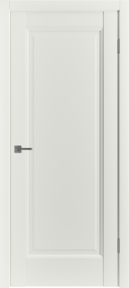 Дверь эмалекс E1 ДГ mid white