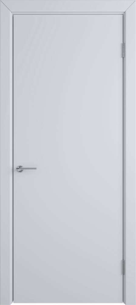 Дверь глухая Niutta светло-серая эмаль