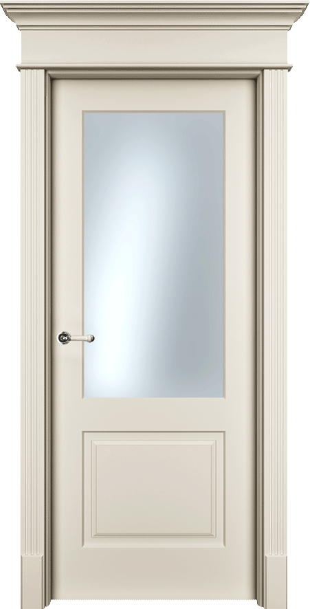 Дверь со стеклом Нафта-2 ПО RAL 9001