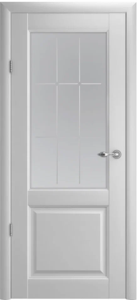 Дверь эмалит Эрмитаж-4 ПО винил платина