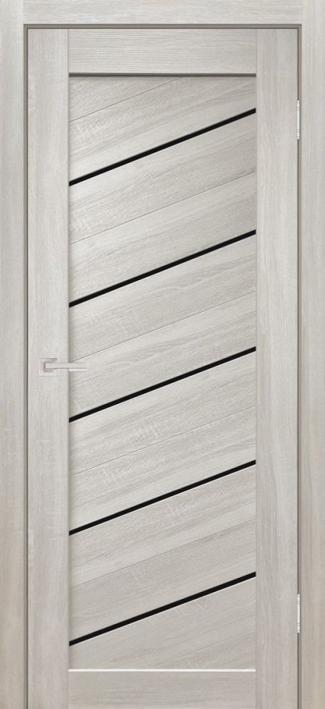 Дверь экошпон Форум Диагональ сонома белый