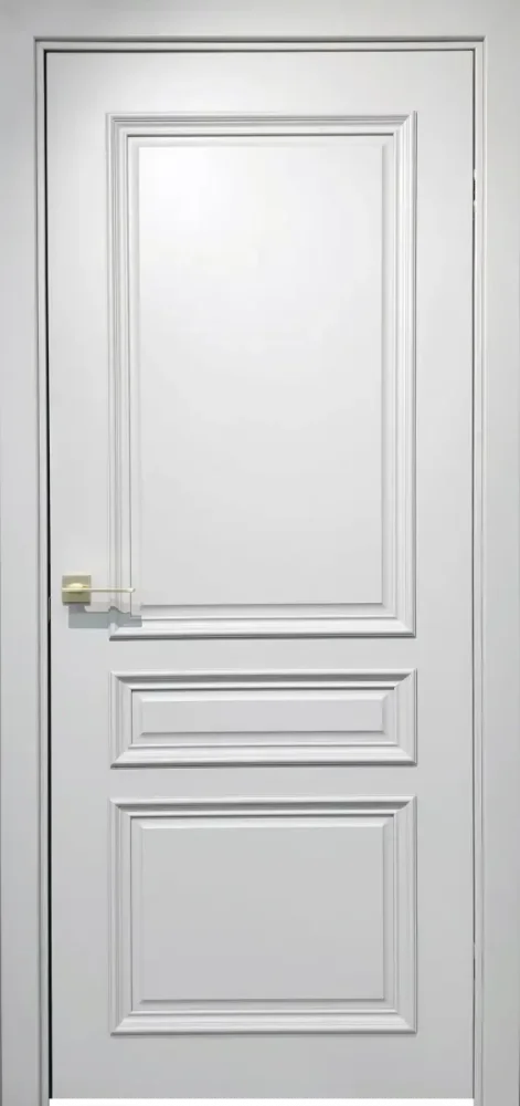 Дверь глухая Женева 3 ПДГ белая эмаль