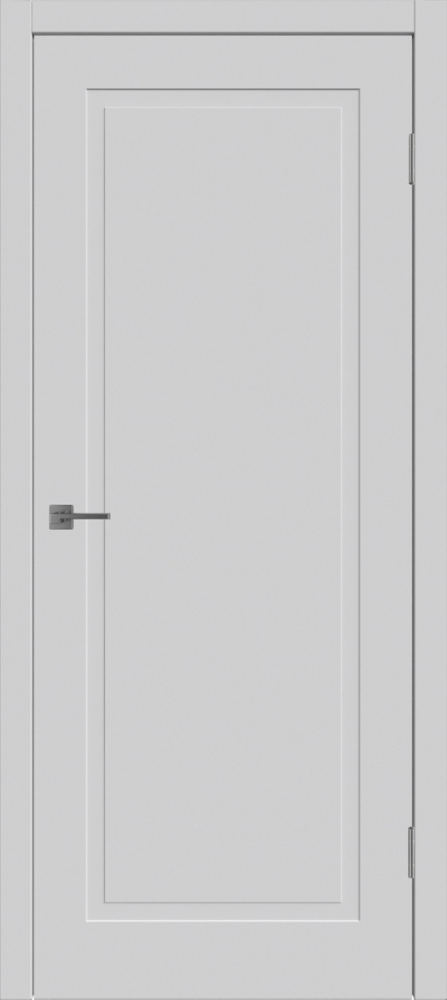 Дверь глухая Флэт 1 светло-серая эмаль