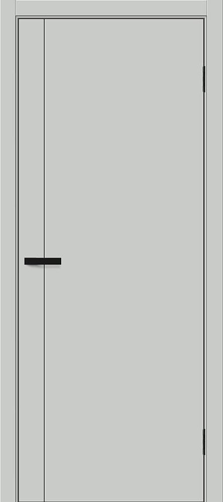 Дверь эмалит Браво-0.10 П ПЭТ Grey Silk