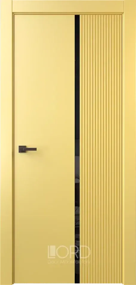 Дверь экошпон Altro 11 SF стекло лакобель черный