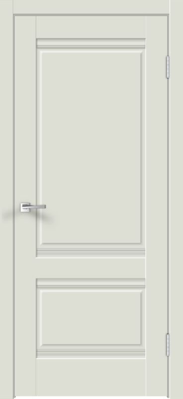 Дверное полотно Экошпон ALTO 2P цвет Светло-серый Эмалит