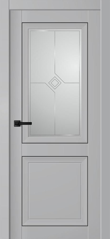 Дверь экошпон Next ПО Серый бархат