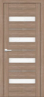 Дверь экошпон 52К с черным стеклом