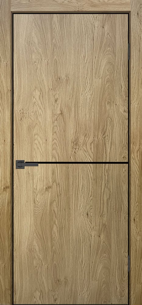 Дверь экошпон Эковуд 1 дуб светлый