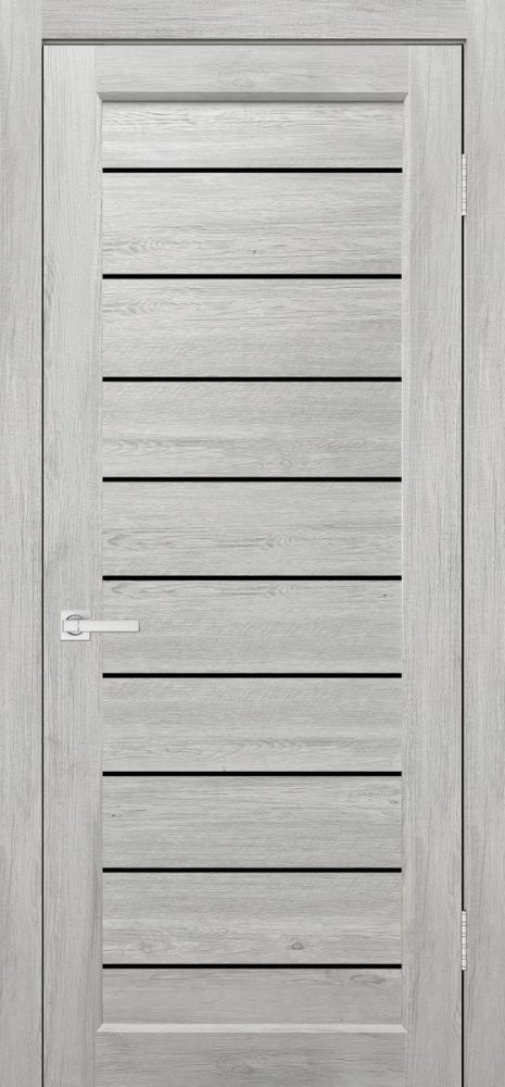 Дверь экошпон Евро 26 граф белый