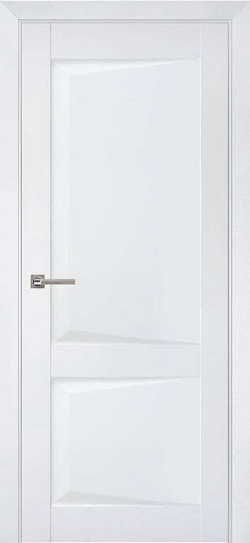 Дверь экошпон Perfecto 102 ПДГ белый бархат