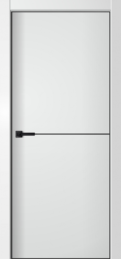 Дверь экошпон Line-1 белый