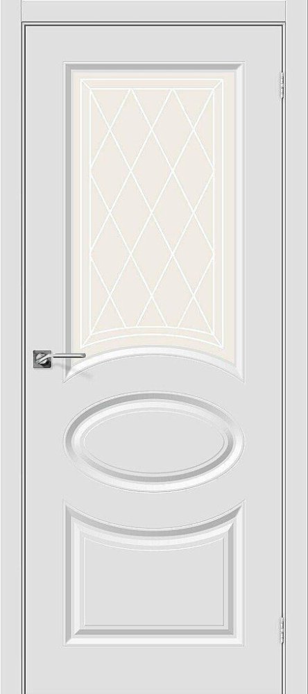 Дверь Скинни-21 200*80 П-23 (Белый) Худ.