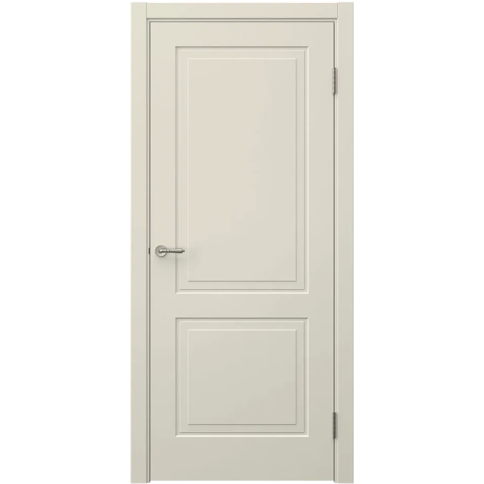 Дверь глухая Сван 7 бежевая эмаль