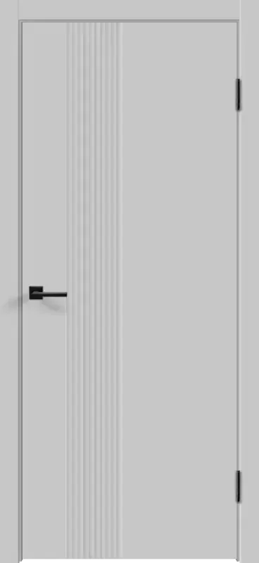 Дверное полотно Эмаль Scandi 3D 1 цвет Светло-серый