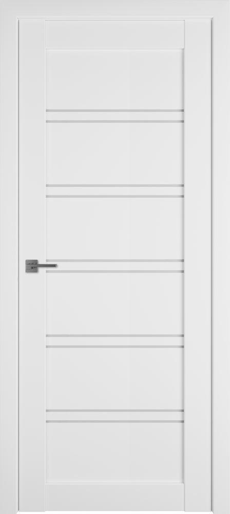 Дверь эмалекс E28 ДО ice стекло White Cloud