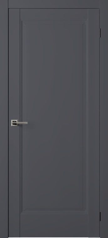 Дверь эмалит Нова 1 ПГ антрацит