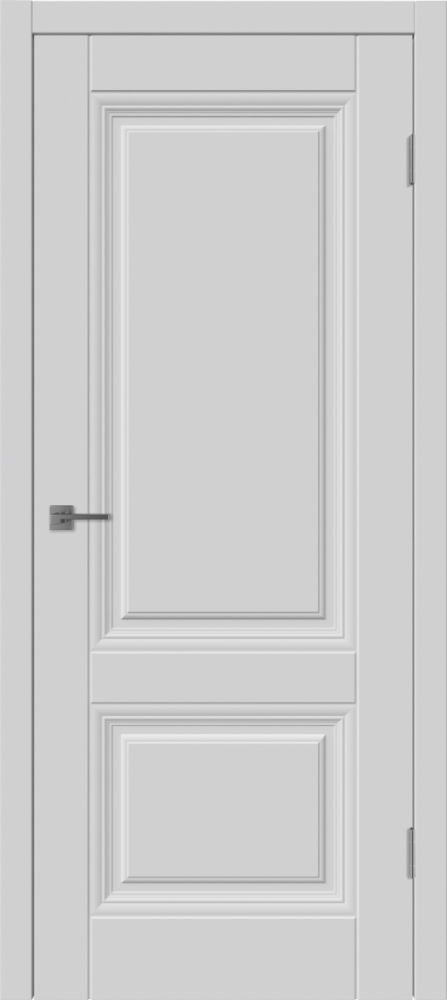 Дверь глухая Барселона 2 светло-серая эмаль