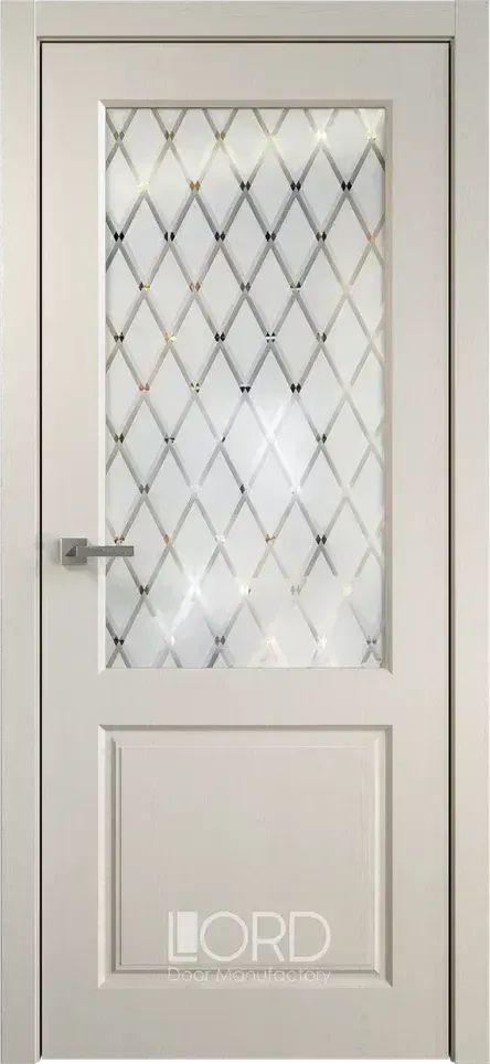 Дверь экошпон Corona К1 ПО стекло Unico