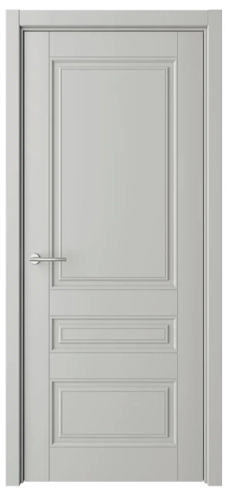 Дверь глухая Классика-3 ПГ серая эмаль