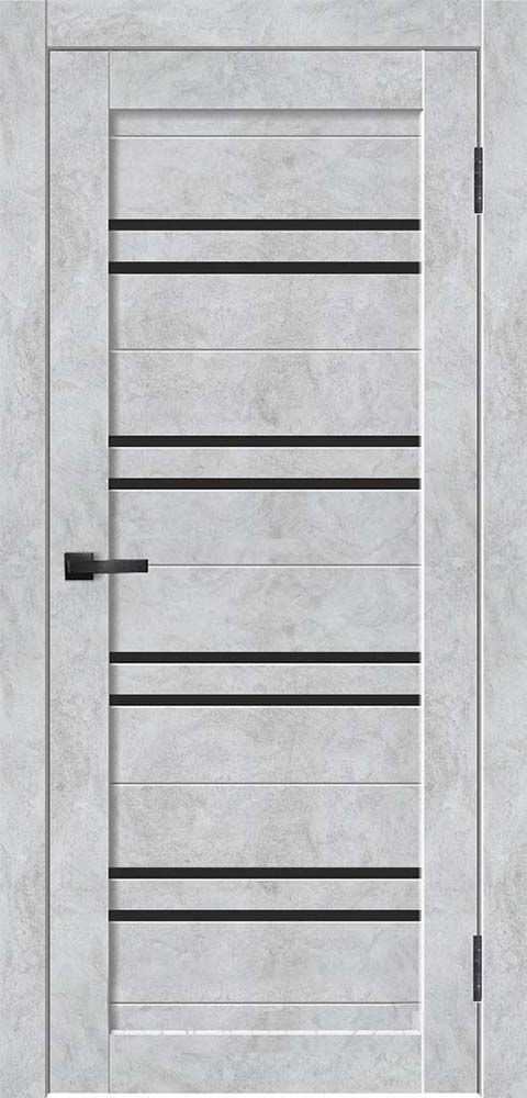 Дверь экошпон X-21 Бетон снежный