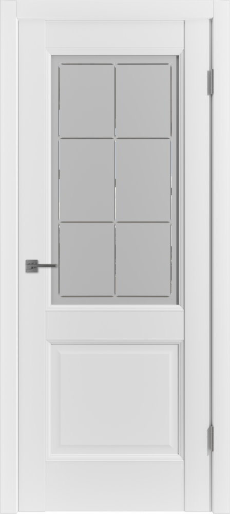 Дверь эмалекс E2 ДО ice стекло Crystal Cloud