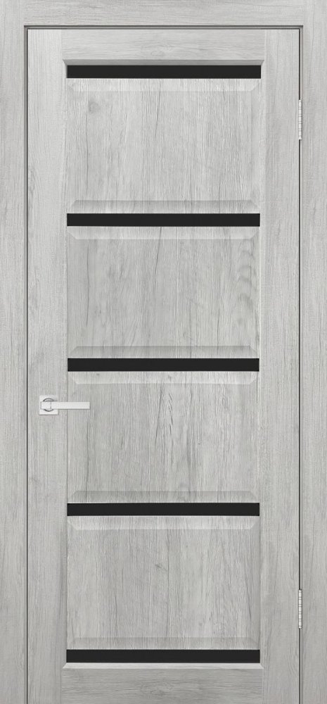 Дверь экошпон Евро 20 граф белый