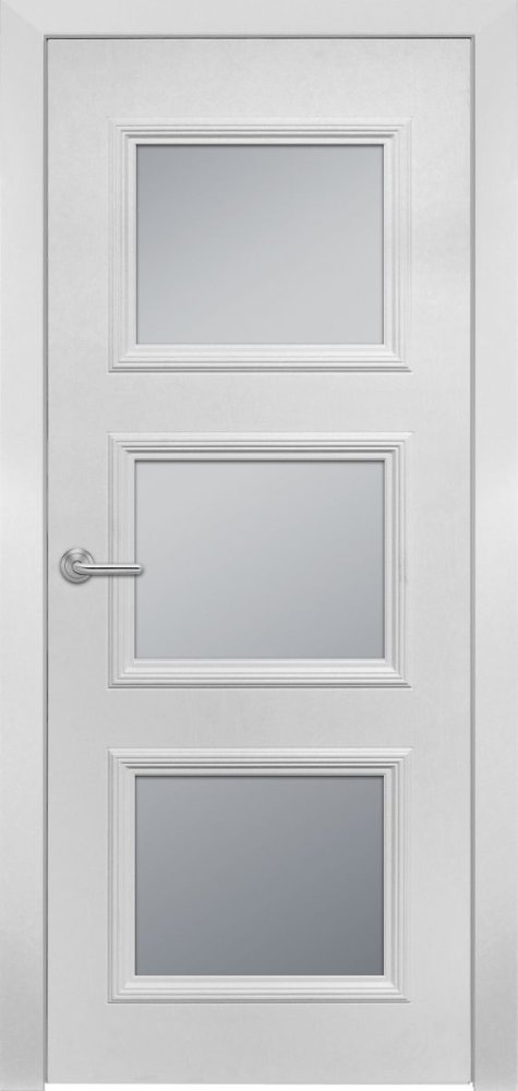 Дверь экошпон Boca 4 ПО с матовым стеклом