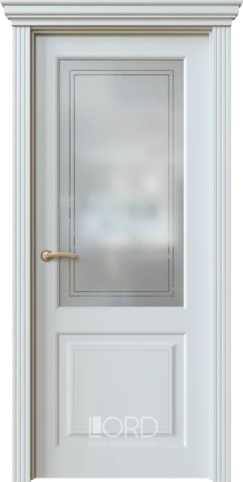 Дверь экошпон Dolce 7.2 ПО стекло с гравировкой