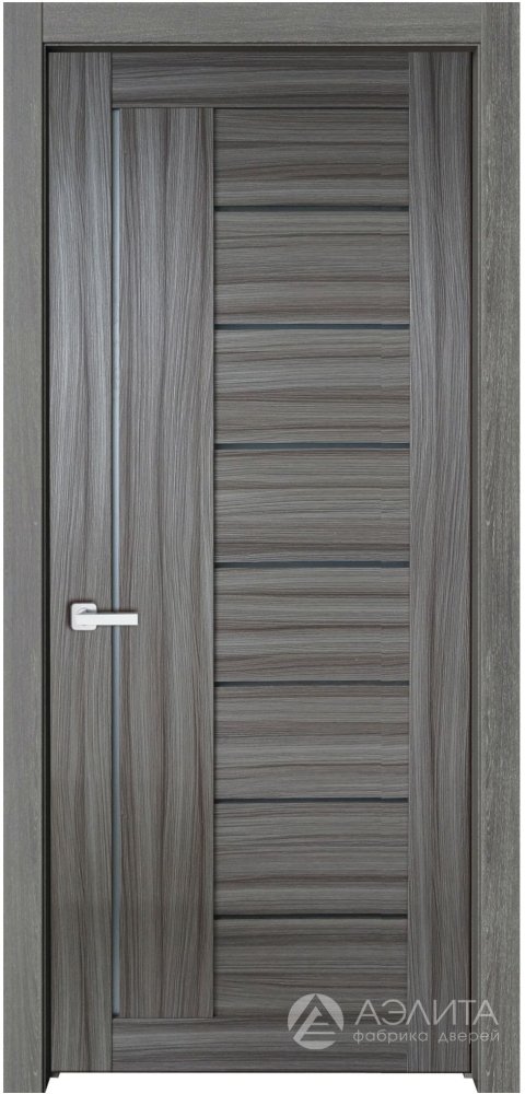 Дверь экошпон 17К с матовым стеклом