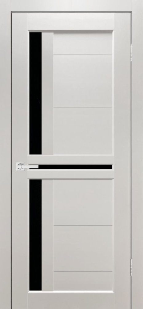 Дверь Евро 19 белый эмалит