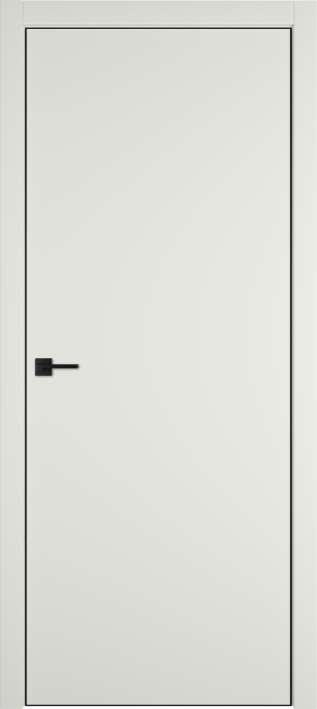 Дверь эмалекс Urban Z mid white черная кромка