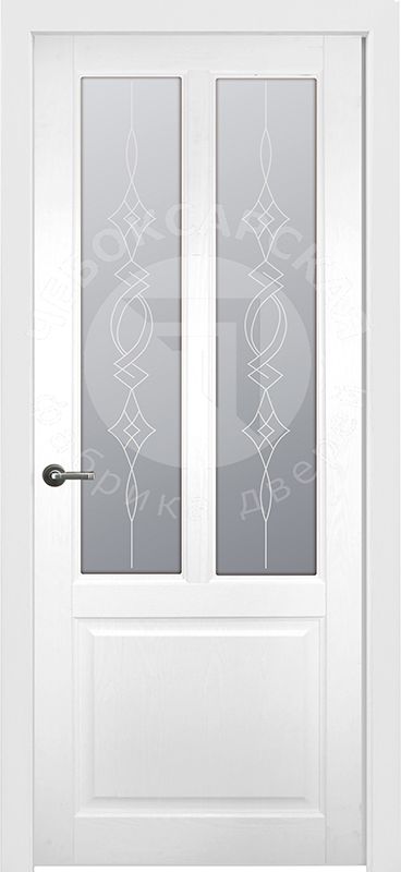 Дверь экошпон Сицилия ПО с матовым стеклом