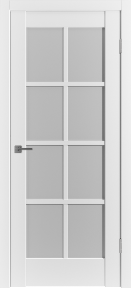 Дверь эмалекс ER1 ДО ice стекло White Cloud