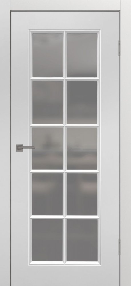 Дверь со стеклом Юлия ПО белая эмаль