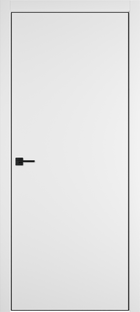 Дверь эмалекс Urban Z ice черная кромка