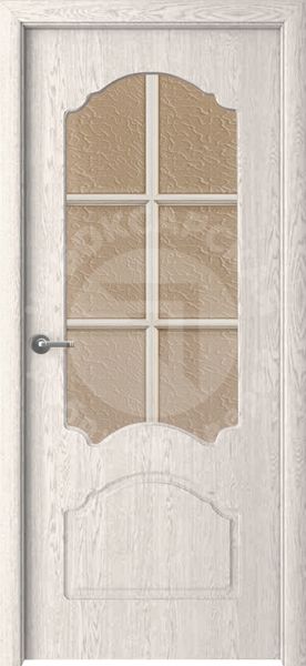 Дверь экошпон Кэрол ПО с матовым стеклом