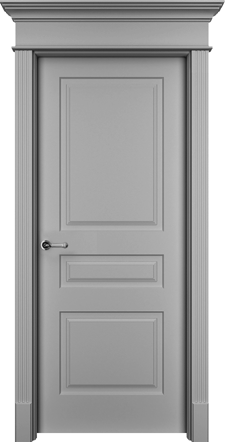 Дверь глухая Нафта-3 ПГ серая эмаль