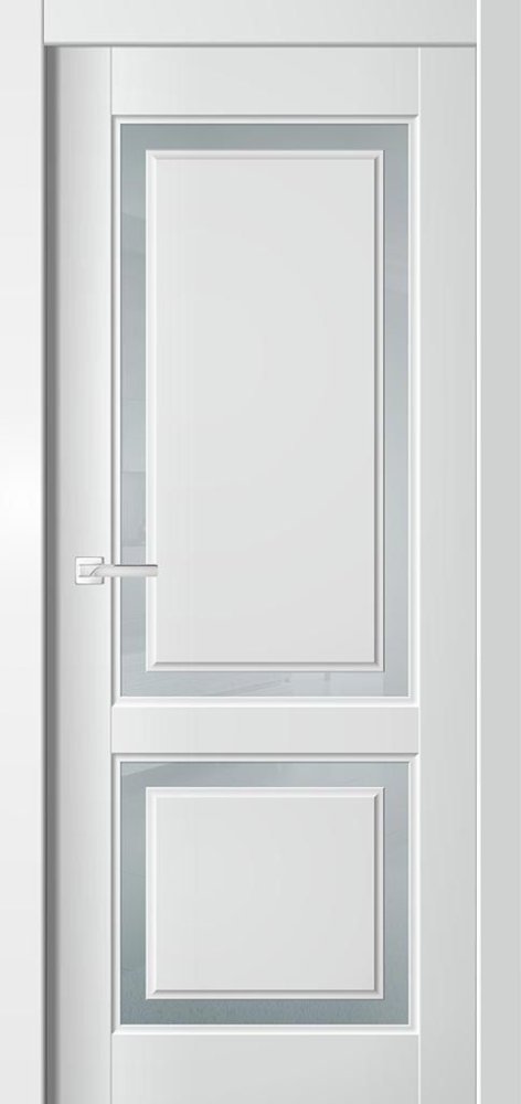 Дверь экошпон Sky ПО Белый бархат