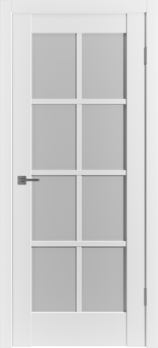 Дверь эмалекс ER1 ДО ice стекло White Cloud